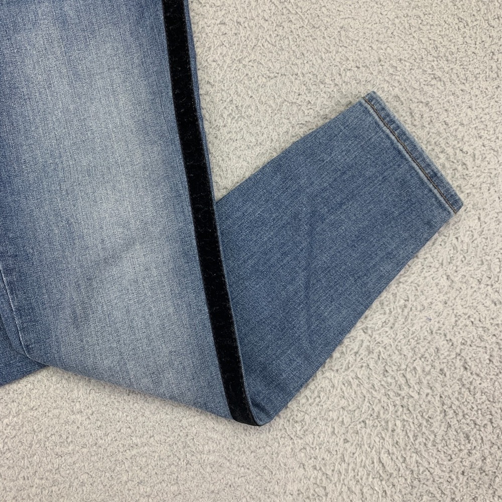 Mavi Jeans Womens 28 (28x26) Blue Side Stripe Stretch Tess High-Rise Skinny - Picture 8 of 14